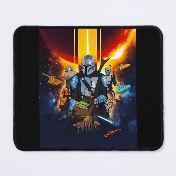 Item preview, The Mandalorian Creed Galactic Battle Comic Style Art designed and sold by KAYAPO.