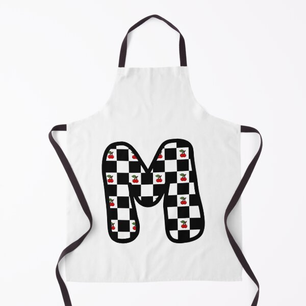 Item preview, Checkered Pattern “M” with Cherries designed and sold by SoaringMoon.