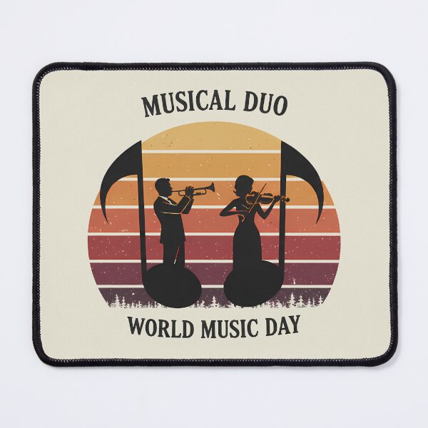 Item preview, Jazz Couple - International Music Day designed and sold by Art-Arcade6.