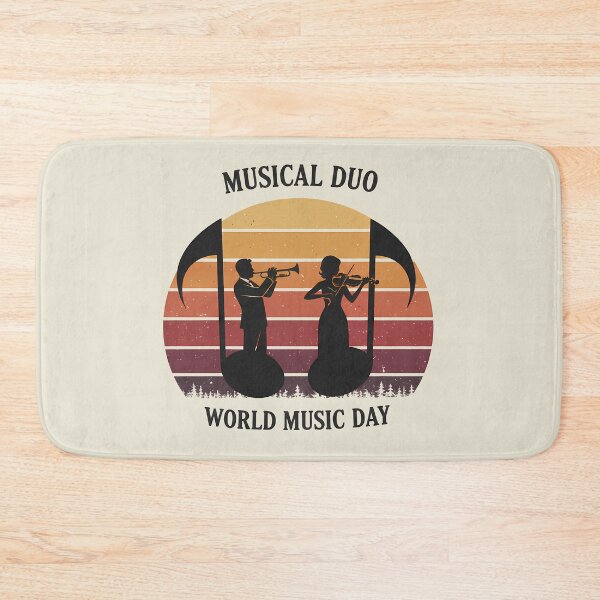 Item preview, Jazz Couple - International Music Day designed and sold by Art-Arcade6.