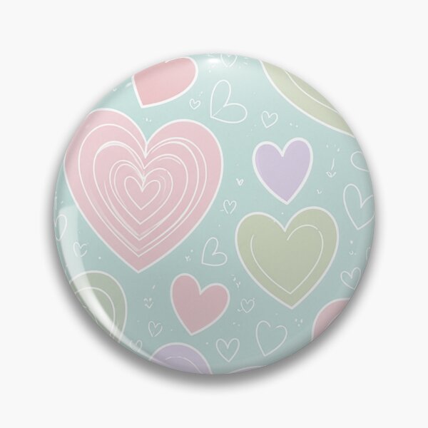 Item preview, Nested Hearts Whimsical Pastel Pattern designed and sold by Lizetteh.