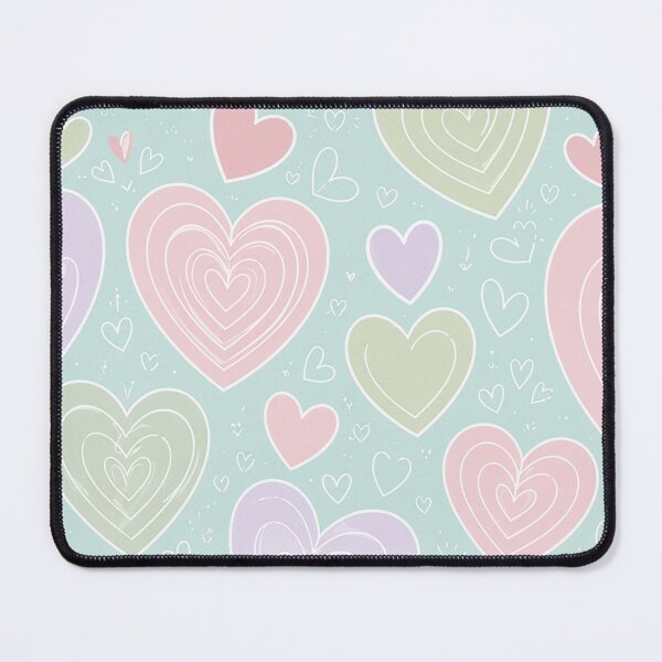 Item preview, Nested Hearts Whimsical Pastel Pattern designed and sold by Lizetteh.