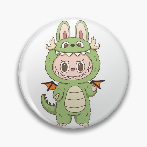 Item preview, Adorable Green Dragon Labubu Style Monster designed and sold by rissershop.