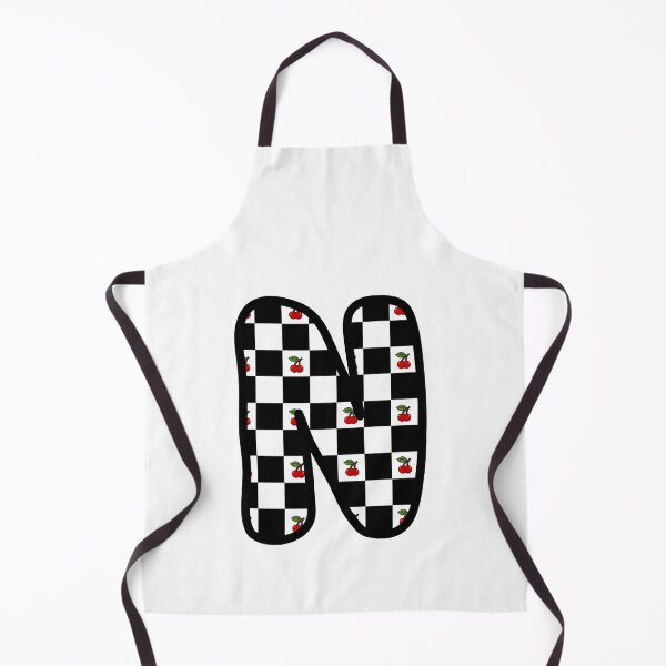 Item preview, Checkered Pattern “N” with Cherries designed and sold by SoaringMoon.