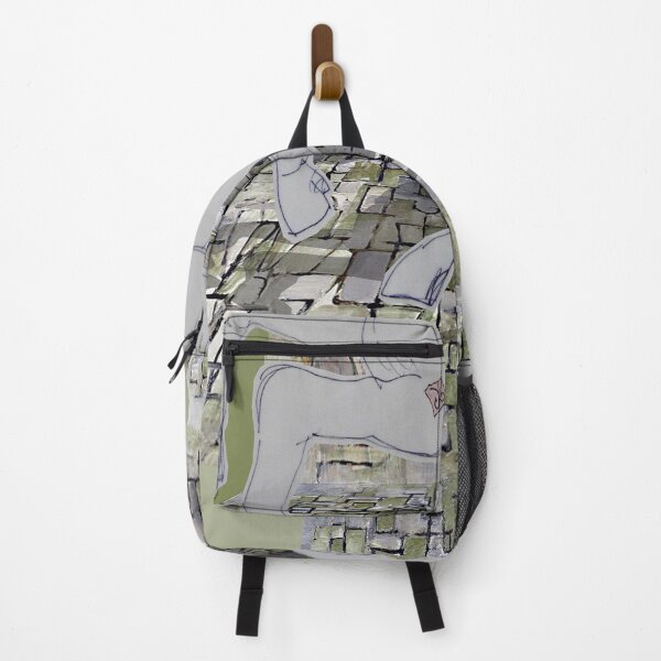 Item preview, Horse Walking on Modern Art (drawing by ACCI) designed and sold by VanyssaGraphics.