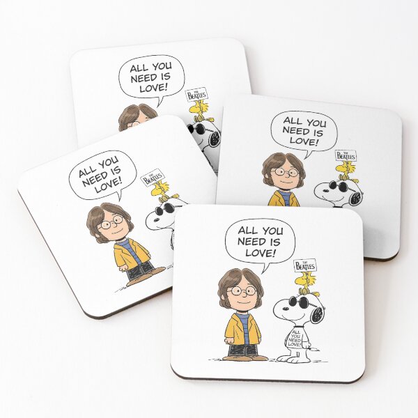 Item preview, John Lennon x Snoopy All You Need Is Love designed and sold by Peggy D Schafer.