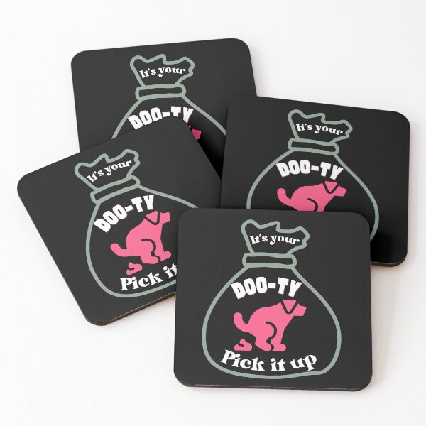 Item preview, It's Your Doo-ty Pick It Up - Funny Dog Poop Bag designed and sold by SunandShade.