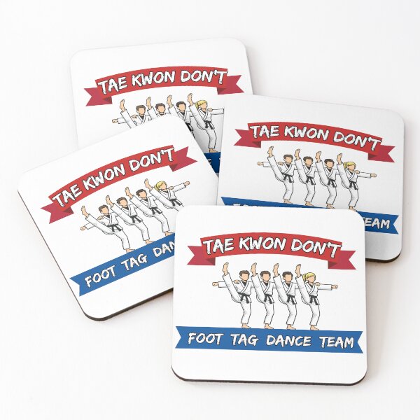 Item preview, Funny TaeKwonDon't Foot Tag Dance Team designed and sold by ADFDesigns.