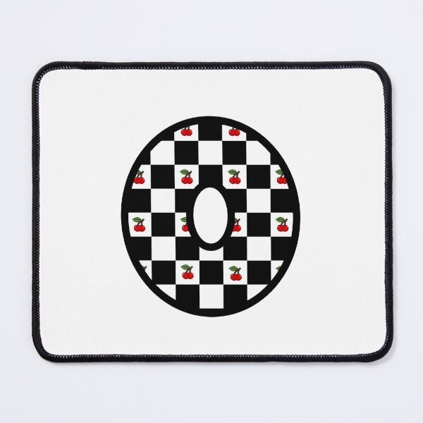 Item preview, Checkered Pattern “O” with Cherries designed and sold by SoaringMoon.