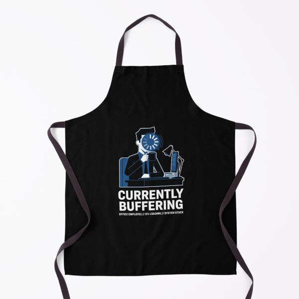 Item preview, Currently Buffering Office Employee System Stuck Tech Graphic designed and sold by Fenay Designs.