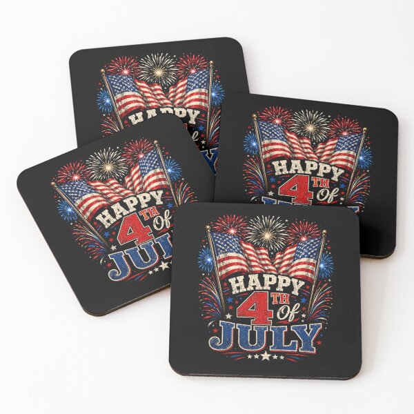 Item preview, Happy 4th of July Patriotic American US Flag 4th of July  designed and sold by jolihanot.