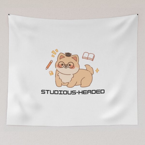 Item preview, Studious-Headed Kawaii Dog Shirt | Smart Puppy Graduation Tee | Gift for Dog Lover Student designed and sold by SOLIORA  ATELIER.