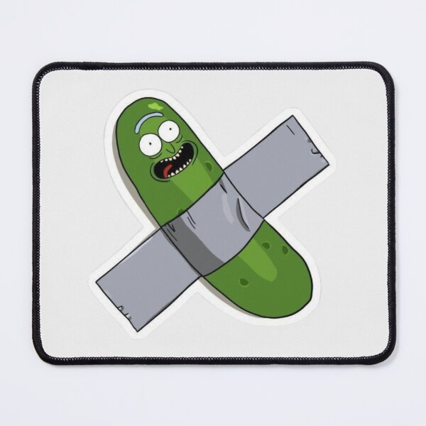 Item preview, Funny Green Pickle Taped to Wall Pop Art designed and sold by Siriusvibes.