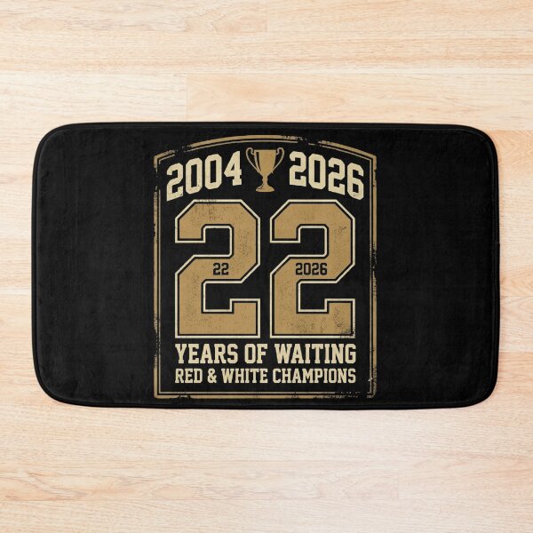 Item preview, Arsenal Champions Shirt 2026 – 22 Years of Waiting Red & White Champions Tee, Vintage Arsenal Premier League Champions Shirt, Retro Football Fan Gift, Soccer Champion T-Shirt designed and sold by Basma Designs | Funny Shirts, Stickers & Mugs.