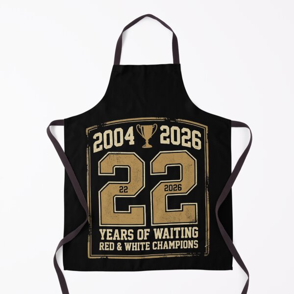 Item preview, Arsenal Champions Shirt 2026 – 22 Years of Waiting Red & White Champions Tee, Vintage Arsenal Premier League Champions Shirt, Retro Football Fan Gift, Soccer Champion T-Shirt designed and sold by Basma Designs | Funny Shirts, Stickers & Mugs.