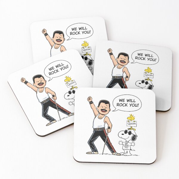 Item preview, Freddie Mercury x Snoopy We Will Rock You designed and sold by Peggy D Schafer.