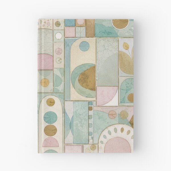 Item preview, Abstract Botanical Tiles Modern Geometric Collage designed and sold by Lizetteh.