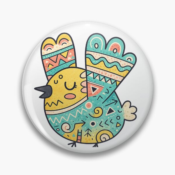 Item preview, cute bird pattern repeat for clothing & accessories designed and sold by SoftSproutstu.