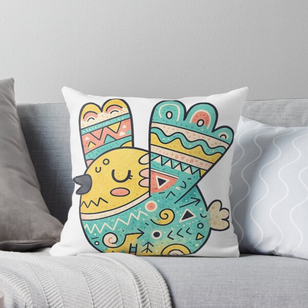 Item preview, cute bird pattern repeat for clothing & accessories designed and sold by SoftSproutstu.
