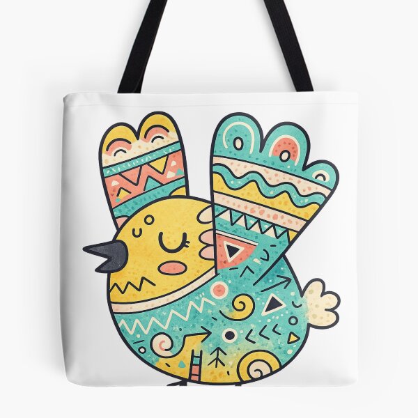 Item preview, cute bird pattern repeat for clothing & accessories designed and sold by SoftSproutstu.