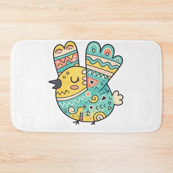 Item preview, cute bird pattern repeat for clothing & accessories designed and sold by SoftSproutstu.