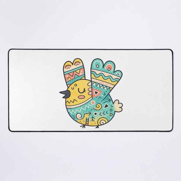 Item preview, cute bird pattern repeat for clothing & accessories designed and sold by SoftSproutstu.