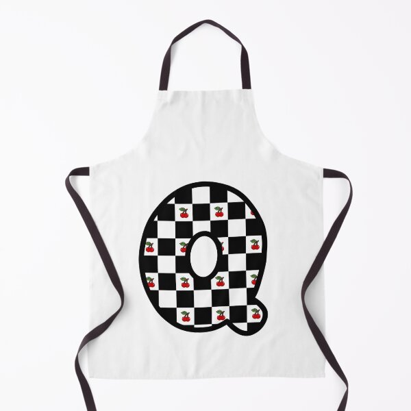 Item preview, Checkered Pattern “Q” with Cherries designed and sold by SoaringMoon.