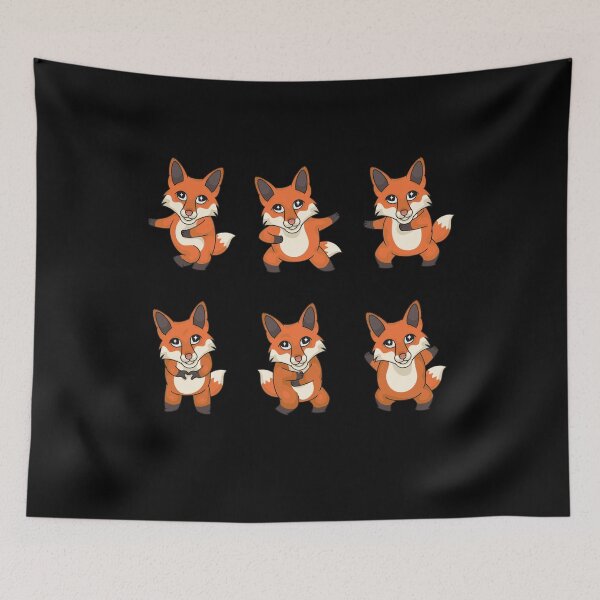 Item preview, Funny Dancing Fox Lover Kids Fox designed and sold by DSWShirts.