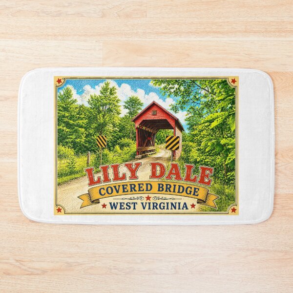 Item preview, Lily Dale Covered Bridge rustic designed and sold by gotucoveredart.