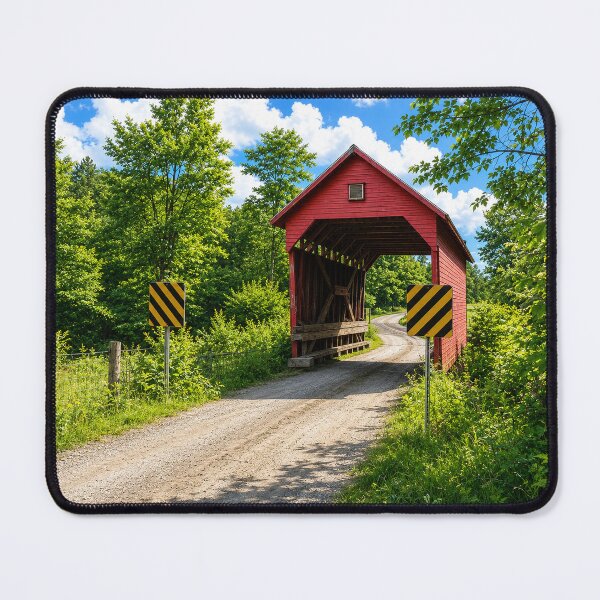 Item preview, Lily Dale Covered Bridge rustic designed and sold by gotucoveredart.