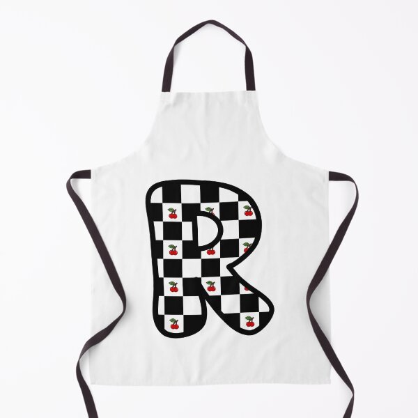 Item preview, Checkered Pattern “R” with Cherries designed and sold by SoaringMoon.