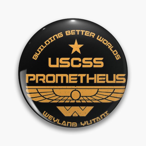Item preview, USS Prometheus Retro Sci Fi Spaceship Design designed and sold by ZEtexaxe.