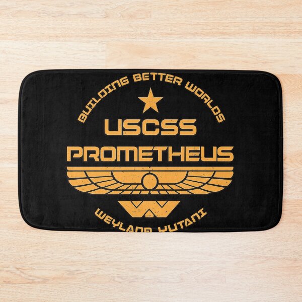 Item preview, USS Prometheus Retro Sci Fi Spaceship Design designed and sold by ZEtexaxe.