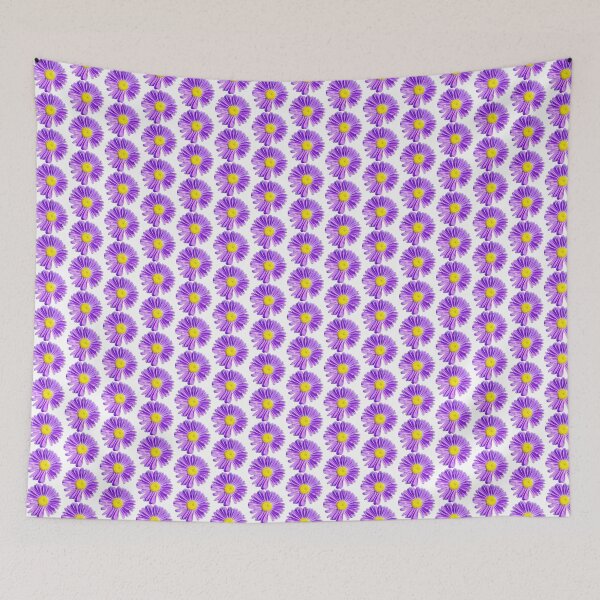 Item preview, Vibrant Purple Aster Flower Head Isolated on White designed and sold by BalkanBloom.