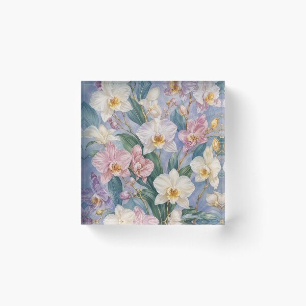 Item preview, Orchid Botanical Detailed Flower Art designed and sold by Lizetteh.