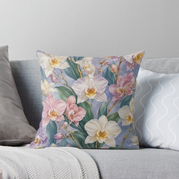 Item preview, Orchid Botanical Detailed Flower Art designed and sold by Lizetteh.
