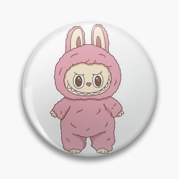 Item preview, Labubu Pink Fluffy Monster Character designed and sold by rissershop.