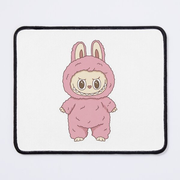 Item preview, Labubu Pink Fluffy Monster Character designed and sold by rissershop.