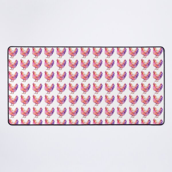 Item preview, Modern Folk Dreamy Neon Chicken – Abstract Impasto Bird Art designed and sold by byaga.