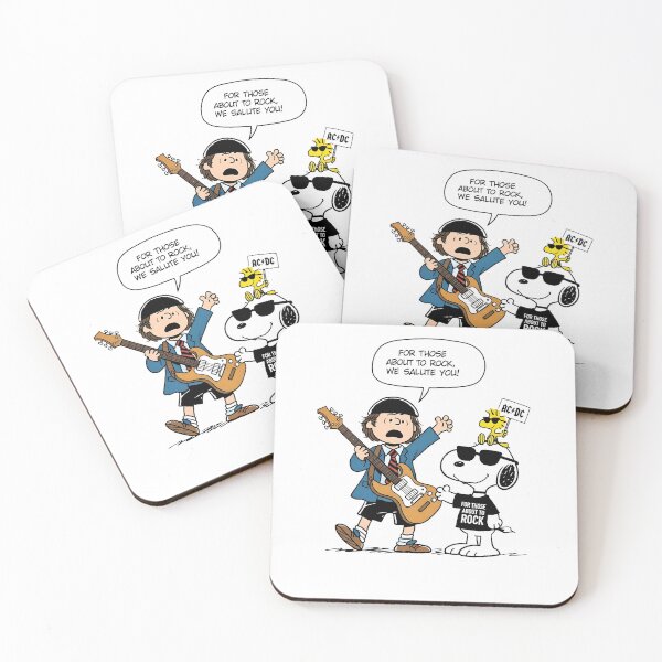 Item preview, Angus Young x Snoopy For Those About To Rock We Salute You designed and sold by Peggy D Schafer.