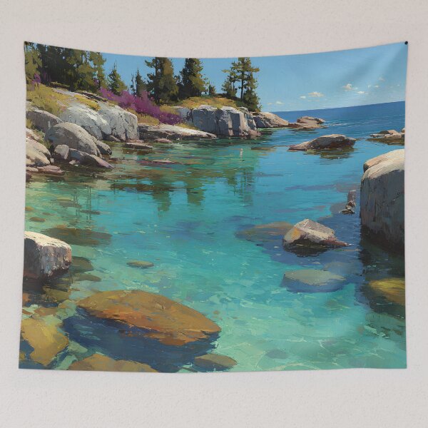 Item preview, Ontario Georgian Bay Turquoise Shoreline Serenity designed and sold by daila70.