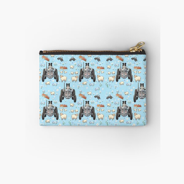 Item preview, Sunny Fields Farm Grey Fergie & friends repeat pattern  designed and sold by Printfantasia .