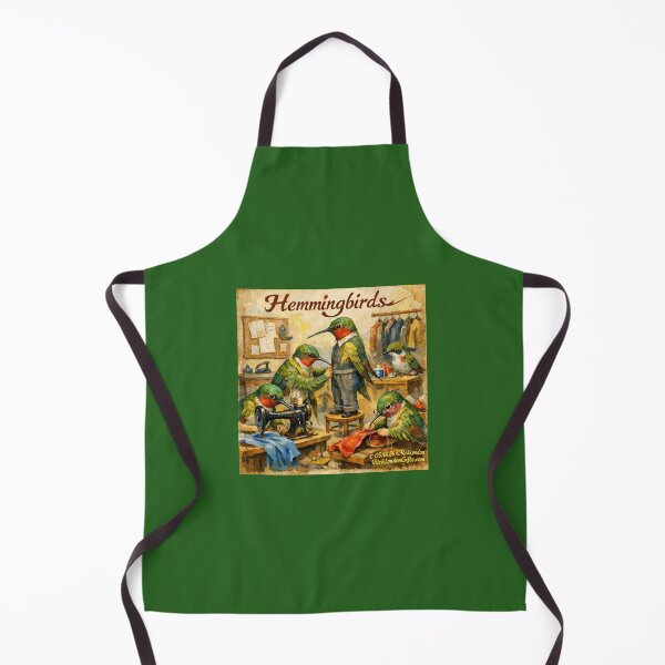 Item preview, Hemmingbirds – A Whimsical Tailor Shop Cartoon designed and sold by Rick London Gifts.