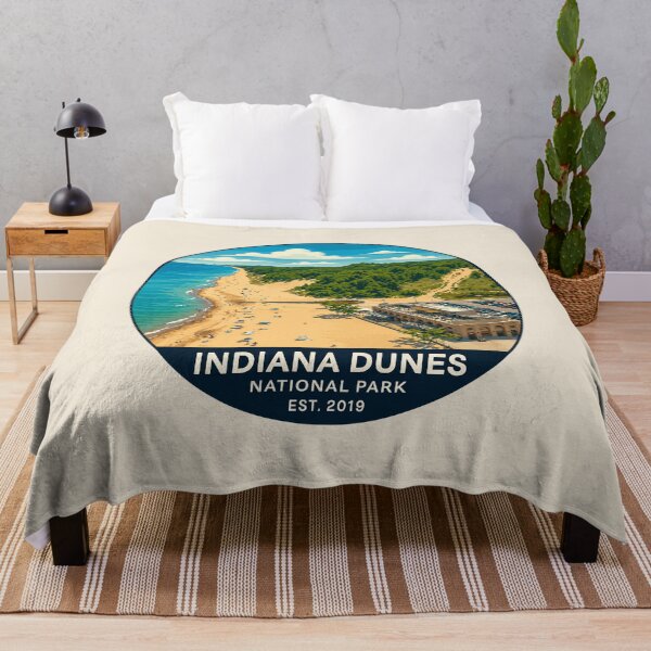 Item preview, Indiana Dunes National Park Retro Lakeshore Sticker designed and sold by Gideon Emmerich.
