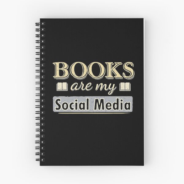 Item preview, Books Are My Social Media Funny Reading Quote Design designed and sold by ZEtexaxe.