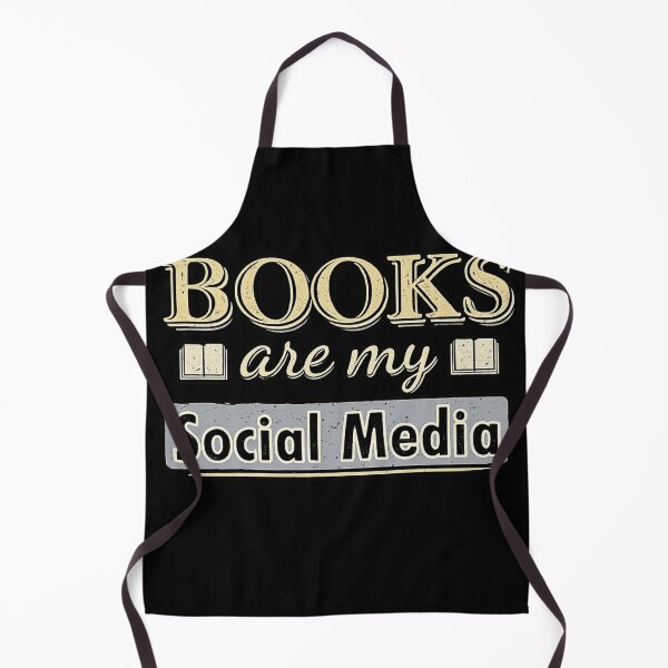 Item preview, Books Are My Social Media Funny Reading Quote Design designed and sold by ZEtexaxe.