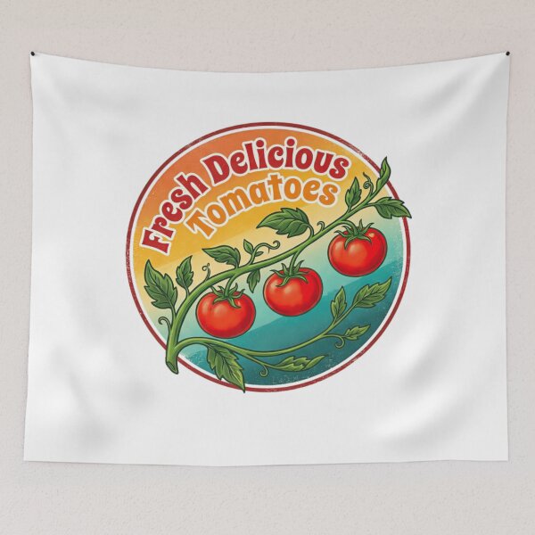 Item preview, Retro Tomato Garden Harvest Badge Classic T-Shirt designed and sold by frexalos.