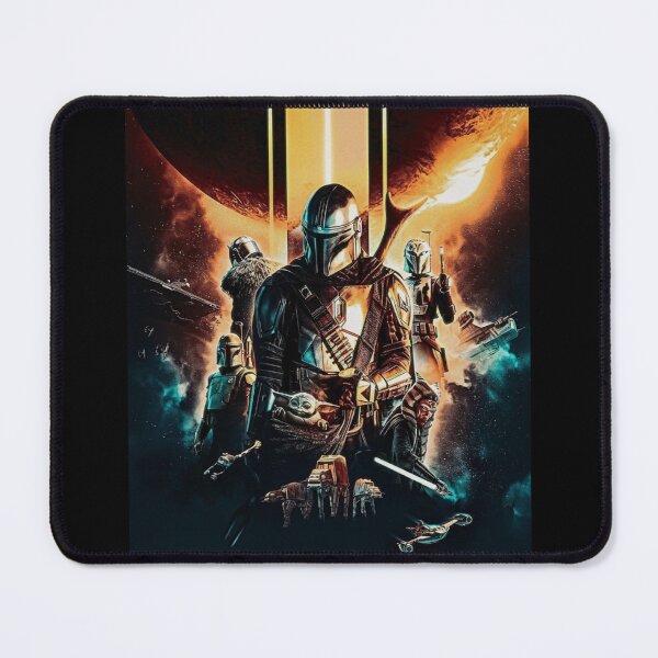 Item preview, Mandalorian Cinematic Beskar Armor Realistic Fan Art Poster designed and sold by G-A-D-U.