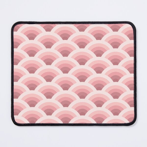 Item preview, Scallop Fish Scale Minimal Geometric Seamless Pattern designed and sold by Inkworksbyshery.