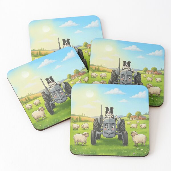 Item preview, “Sunny Fields Farmyard Friends’ little Grey Fergie  designed and sold by Printfantasia .